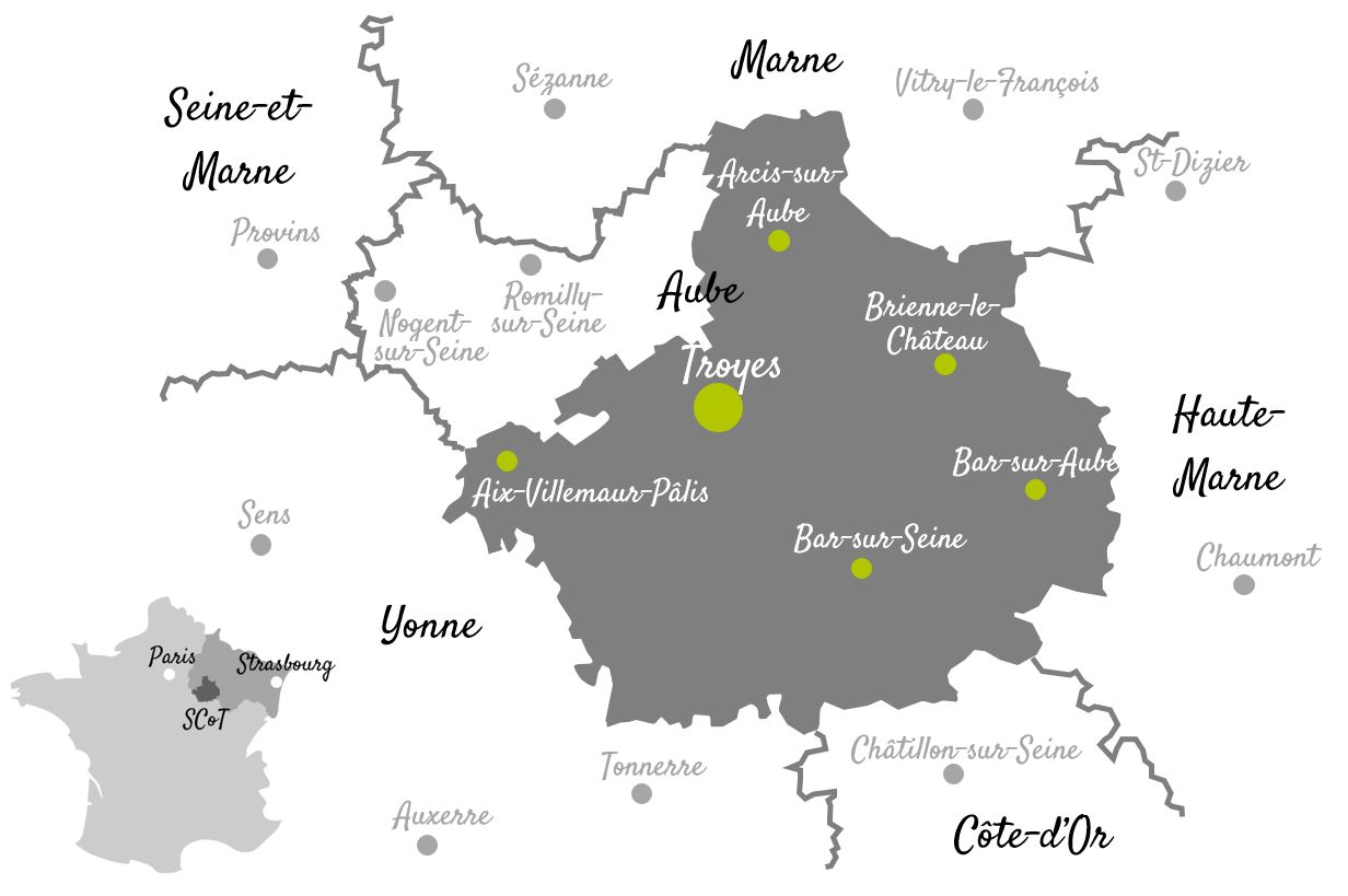 Carte perimetre syndicat depart